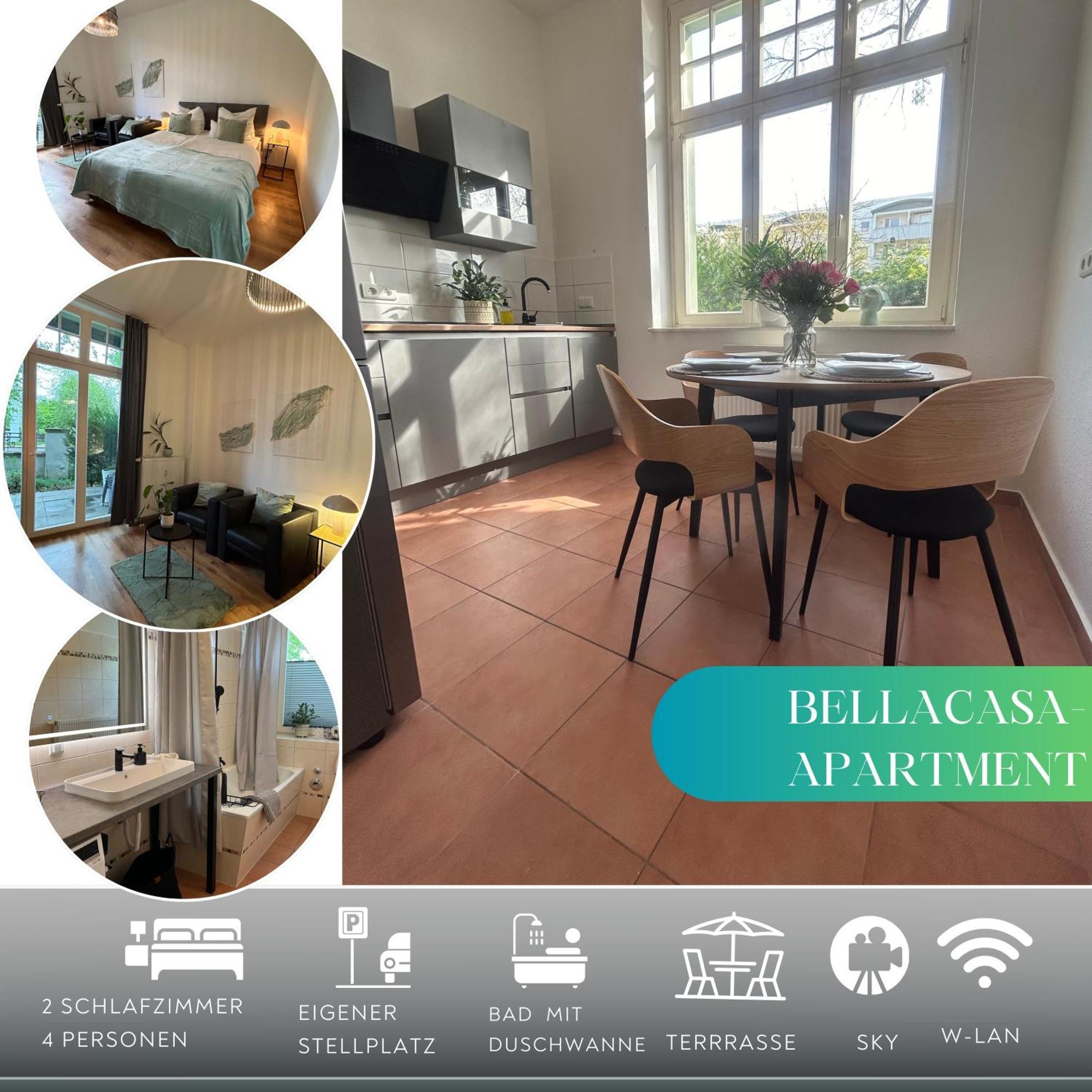 Mintara Komfort Apartment Mit Grill -Terrasse, Sky Und Parkplatz Магдебург Екстериор снимка